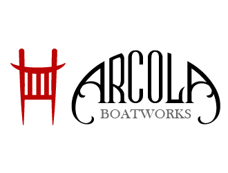 Arcola Boatworks logo design by reight