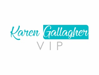 Karen Gallagher VIP logo design by ROSHTEIN