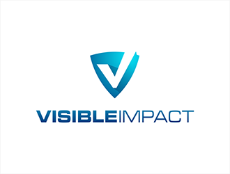 Visible Impact logo design by hole