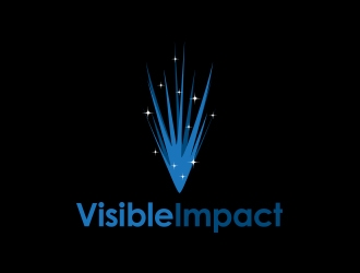 Visible Impact logo design by MarkindDesign