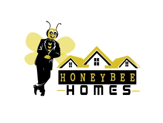 Honeybee Homes logo design by webmall