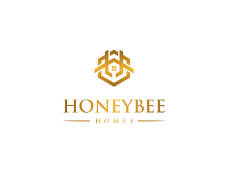 Honeybee Homes logo design by Raynar