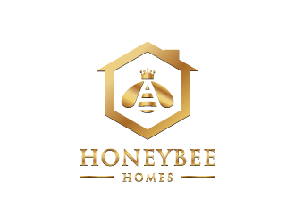 Honeybee Homes logo design by shadowfax