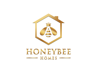Honeybee Homes logo design by shadowfax