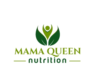 Mama Queen Nutrition logo design by tec343