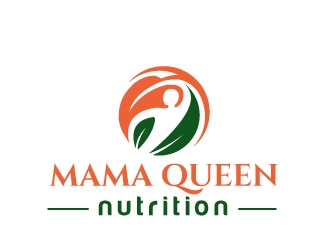 Mama Queen Nutrition logo design by tec343