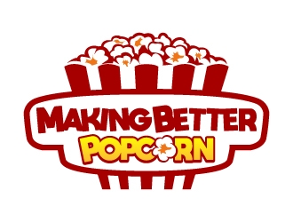 making better popcorn logo design by jaize