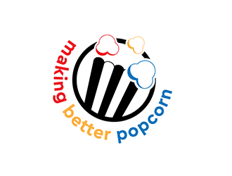 making better popcorn logo design by suraj_greenweb