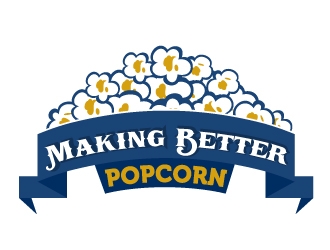 making better popcorn logo design by tec343