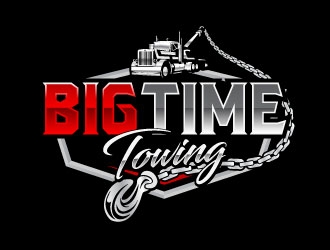 Big Time Towing, LLC logo design by daywalker