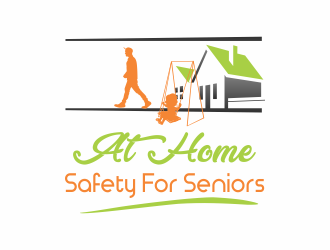 At Home Safety For Seniors logo design by ROSHTEIN