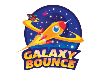 Galaxy Bounce logo design by emberdezign
