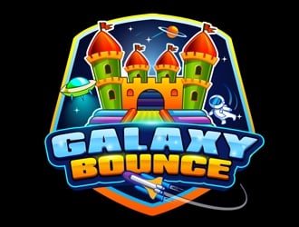 Galaxy Bounce logo design by DreamLogoDesign