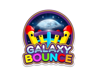 Galaxy Bounce logo design by DreamLogoDesign