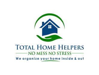 Total Home Helpers logo design by Girly