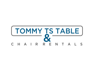 Tommy Ts Table and Chair Rentals logo design by afra_art