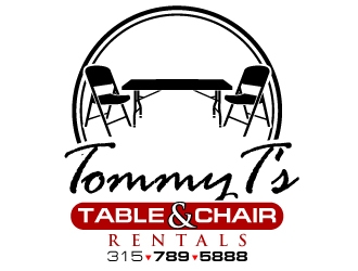 Tommy Ts Table and Chair Rentals logo design by uttam