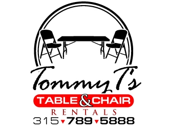 Tommy Ts Table and Chair Rentals logo design by uttam