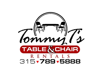 Tommy Ts Table and Chair Rentals logo design by uttam