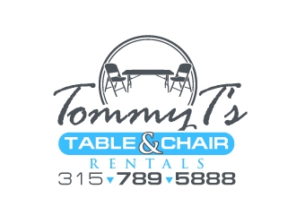 Tommy Ts Table and Chair Rentals logo design by uttam