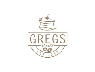 Gregs Bakery  logo design by bricton