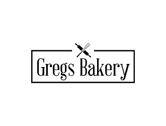 Gregs Bakery  logo design by Republik