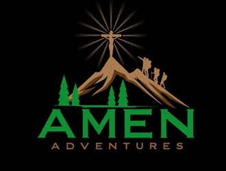 Amen Adventures logo design by DreamLogoDesign