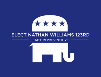 elect nathan williams 123rd state representitive logo design by EkoBooM