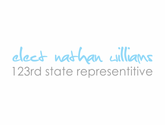 elect nathan williams 123rd state representitive logo design by ROSHTEIN