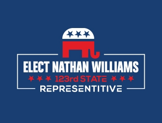 elect nathan williams 123rd state representitive logo design by zakdesign700