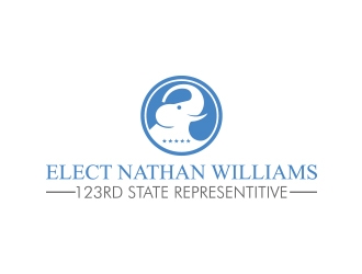 elect nathan williams 123rd state representitive logo design by sarfaraz