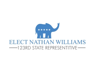 elect nathan williams 123rd state representitive logo design by sarfaraz