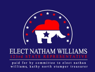 elect nathan williams 123rd state representitive logo design by samuraiXcreations