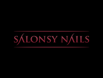 Salonsy Nails logo design by alby
