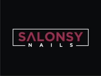 Salonsy Nails logo design by agil