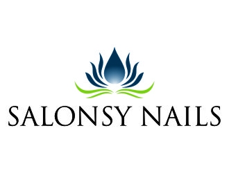 Salonsy Nails logo design by jetzu