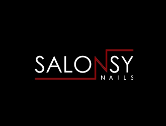 Salonsy Nails logo design by Louseven