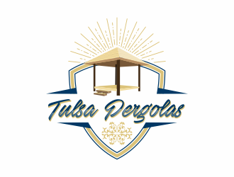 Tulsa Pergolas logo design by ROSHTEIN