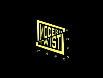 MODERN TWIST HANDMADE  logo design by wizzardofoz84