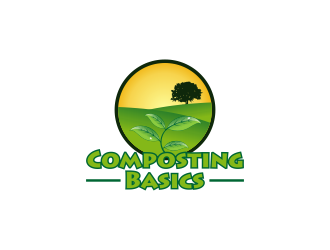 Composting Basics logo design by Kruger