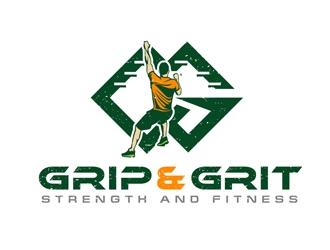 Grip and Grit     Strength and Fitness logo design by DreamLogoDesign