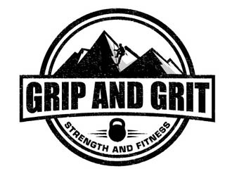 Grip and Grit     Strength and Fitness logo design by shere