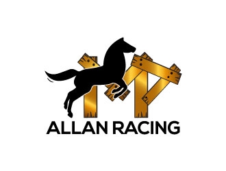 M.P Allan Racing logo design by Bunny_designs