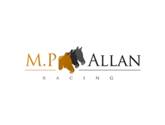 M.P Allan Racing logo design by Eliben