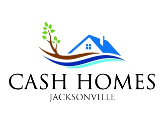 Cash Homes Jacksonville logo design by jetzu