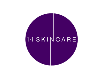 1 1 skincare logo design by johana