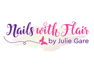 Nails with Flair by Julie Gare logo design by suraj_greenweb