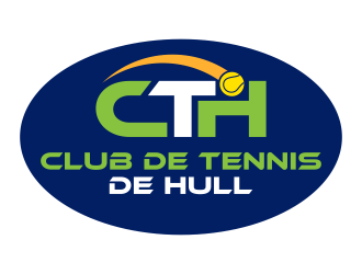 Club de tennis de Hull (CTH) logo design by ingepro