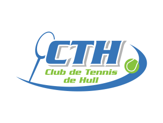 Club de tennis de Hull (CTH) logo design by ingepro