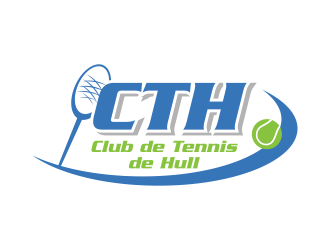 Club de tennis de Hull (CTH) logo design by ingepro